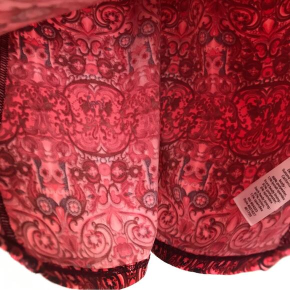 Athleta Fuse Racerback Patterned Activewear Tank Top Lightly Padded Shelf Bra XS - Picture 8 of 9